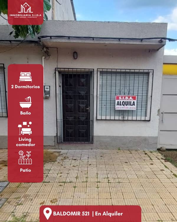 Alquiler / BALDOMIR 521 / Artigas